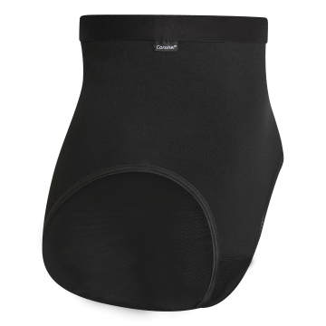 FEMALE BRIEF LOW, MAXIMUM SUPPORT-Black-XS